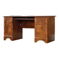 2 Door Wood Computer Desk in Brushed Maple A540184