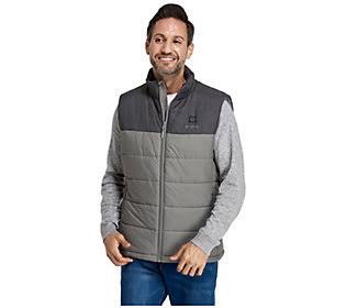Heated Vest with Battery Pack, Size Medium, Gray C71657