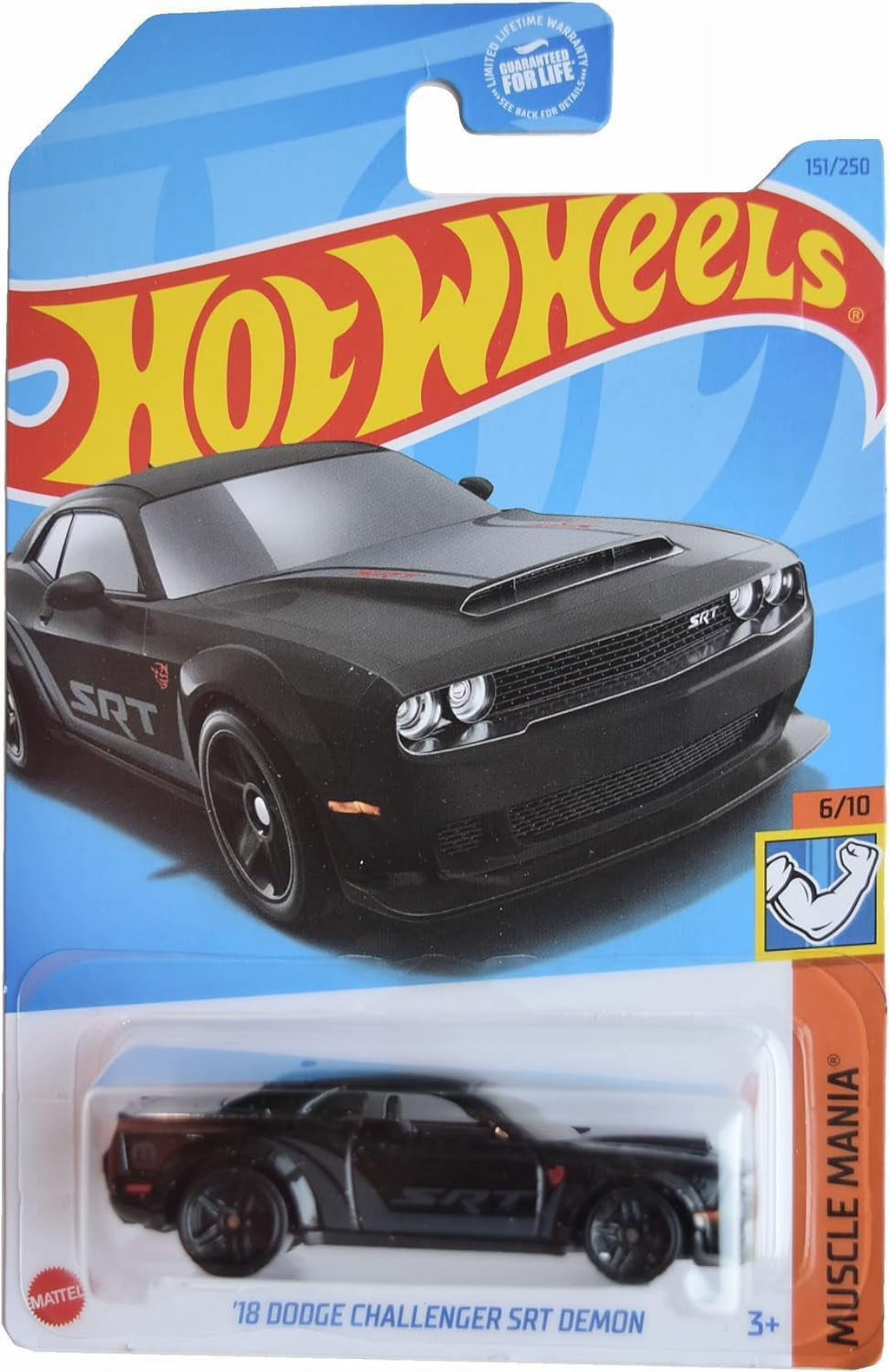 18 Dodge Challenger SRT Demon Black Muscle Car H117987