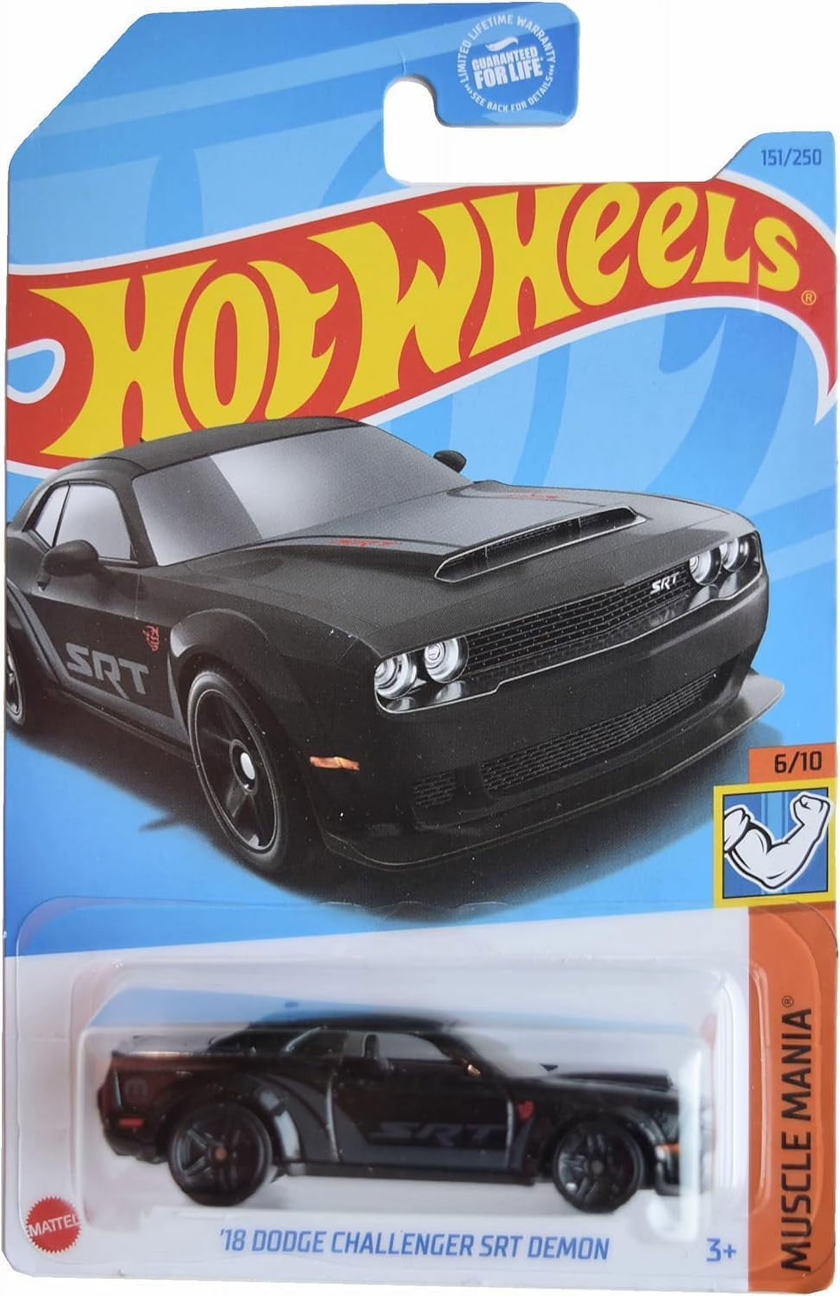 18 Dodge Challenger SRT Demon Black Muscle Car H117987