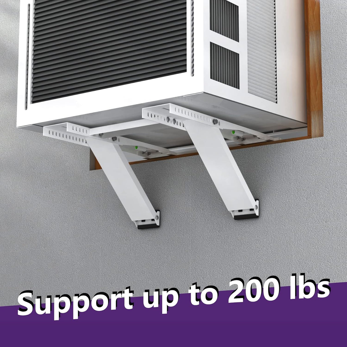 Window Air Conditioner Support Bracket, Heavy Duty Holds Up to 200 lbs Pack of 2 B274964