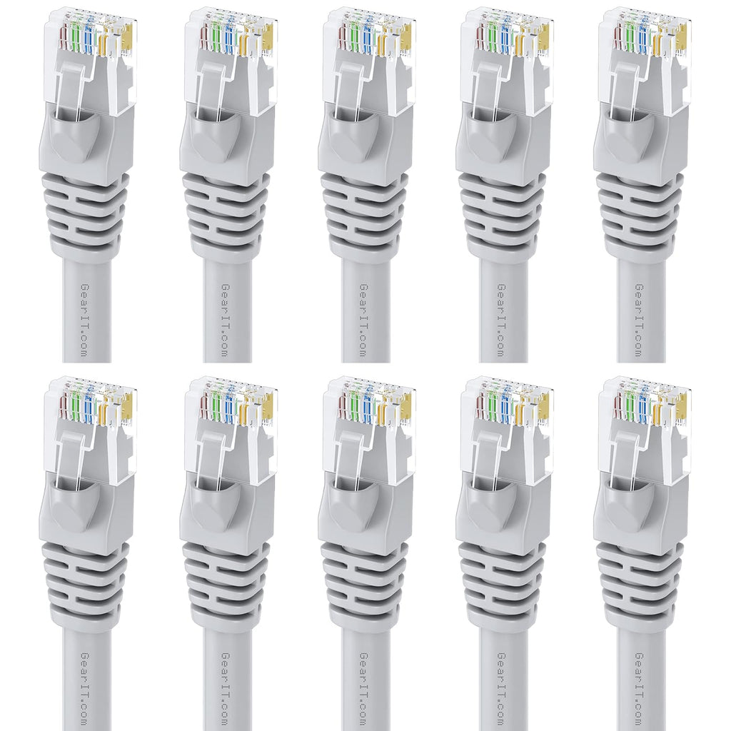 Cat 6 Ethernet Cable 6 ft 10-Pack Black V5566
