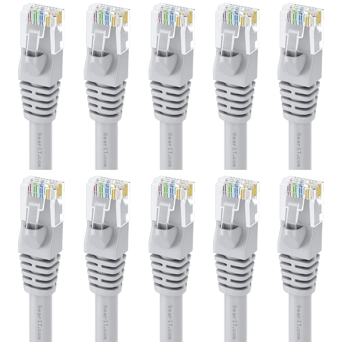 Cat 6 Ethernet Cable 6 ft 10-Pack Black V5566