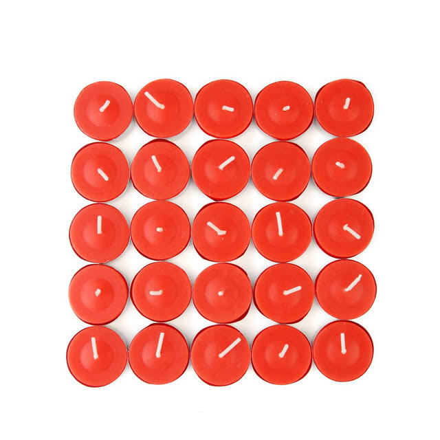 Red Citronella Tealight Candles 1200 Pcs P650