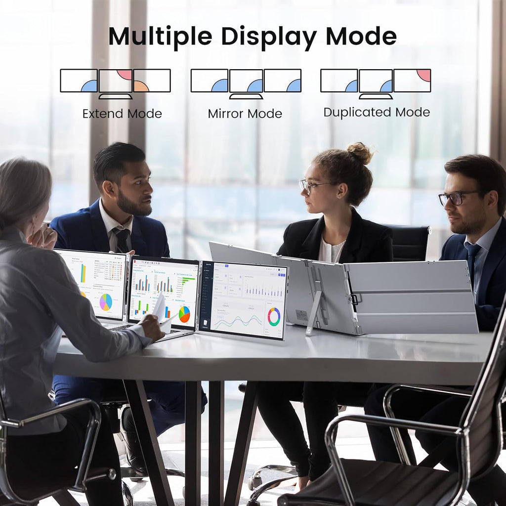 Portable Triple Monitor for Laptop K654