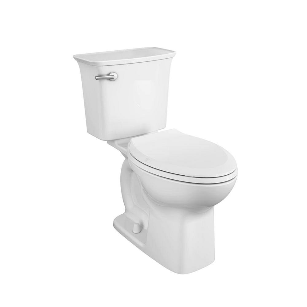 White Tall Height 2-Piece 1.28 GPF Single Flush Elongated Toilet with Seat B5629