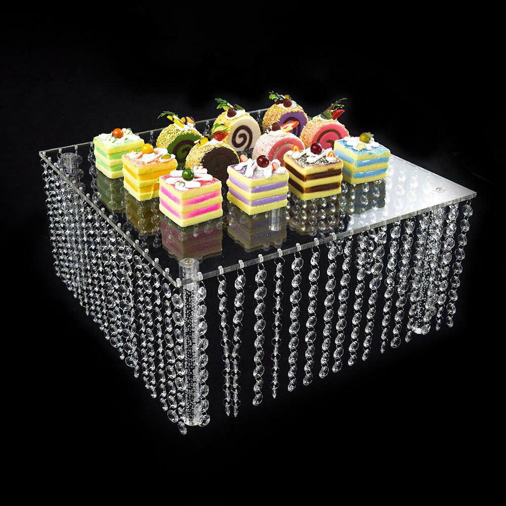 Set of 3 Clear Acrylic Cake Stands G162342
