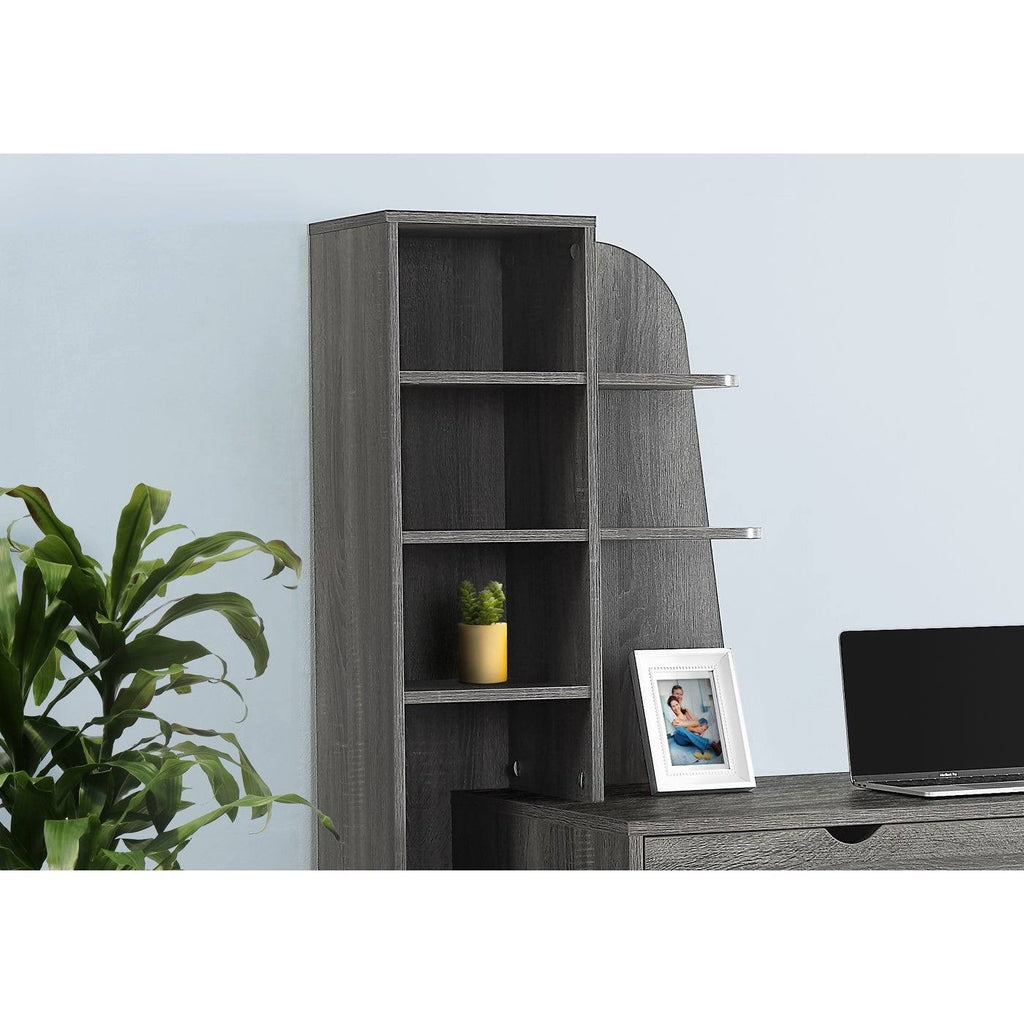 Computer Desk with Bookcase P524