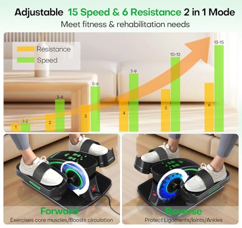 Upgraded Ellipse Leg Exerciser with Touch Screen and Remote Control W599061