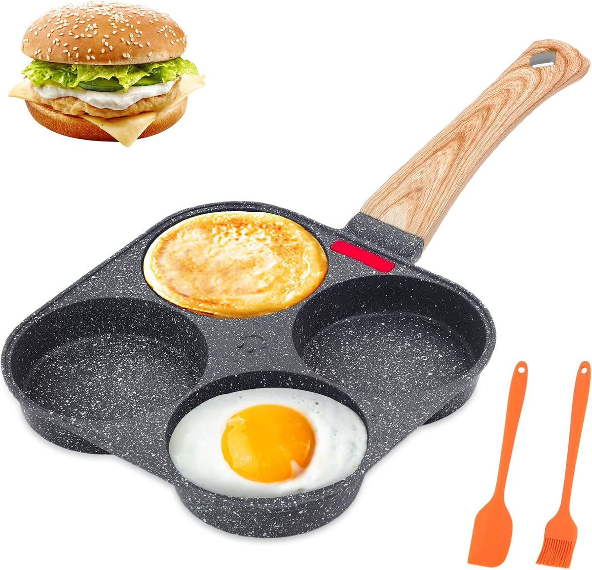 4 Cup Nonstick Aluminum Egg Pan M984