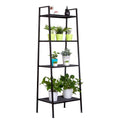 4 Tier Leaning Ladder Shelf Bookcase H46402