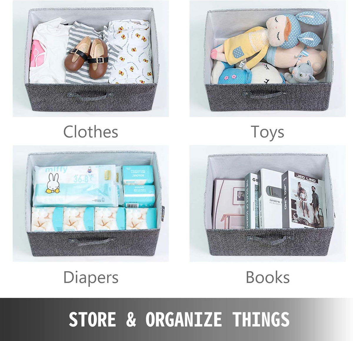 5 Drawer Steel Frame Fabric Storage Organizer R268