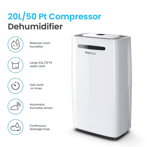 Compact Electric Mini Dehumidifier, 2200 Cubic Feet C66166