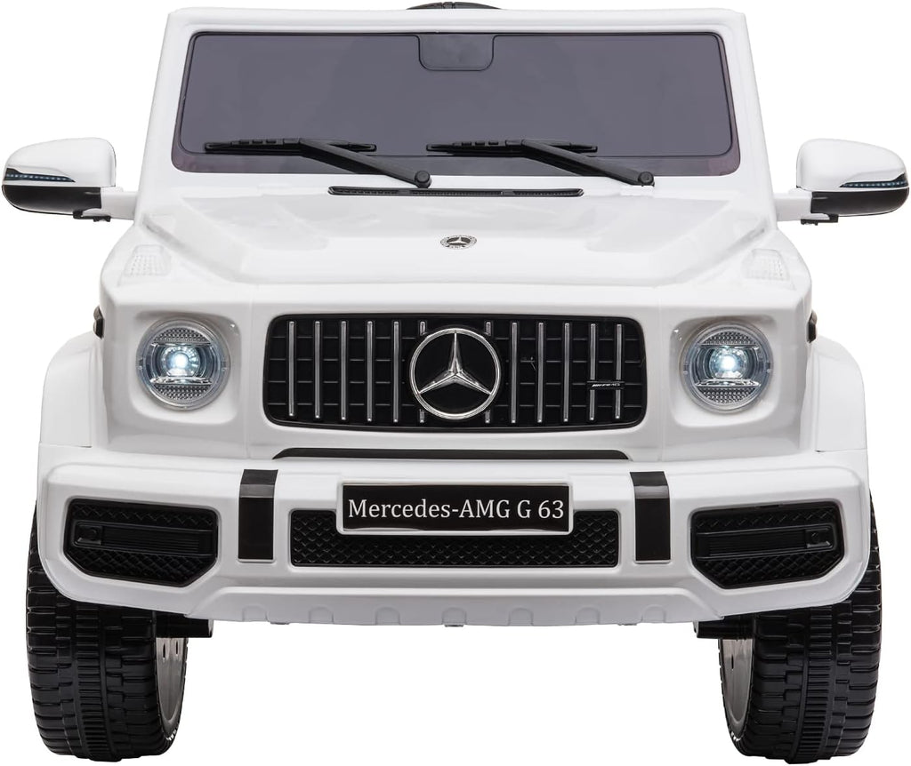 12V White Kids Ride On Car with Remote Control H9787