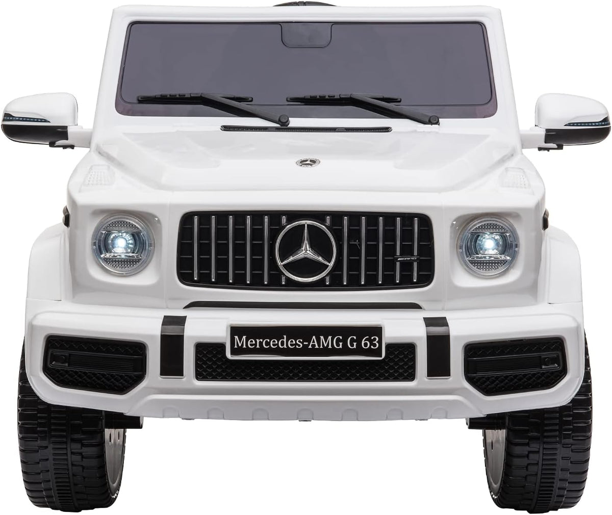 12V White Kids Ride On Car with Remote Control H9787