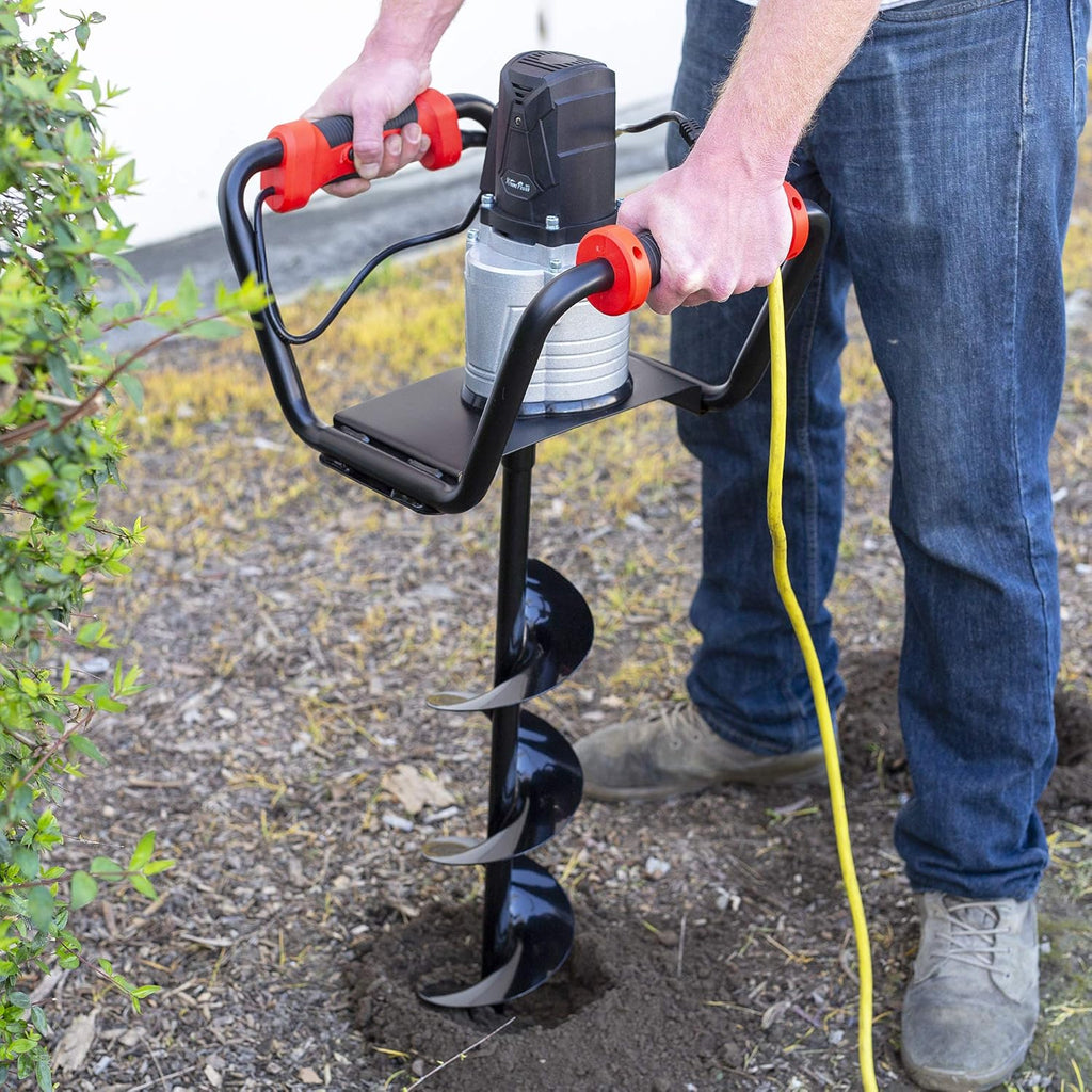 1500W Electric Post Hole Digger with 6" Auger Bit Set N54453