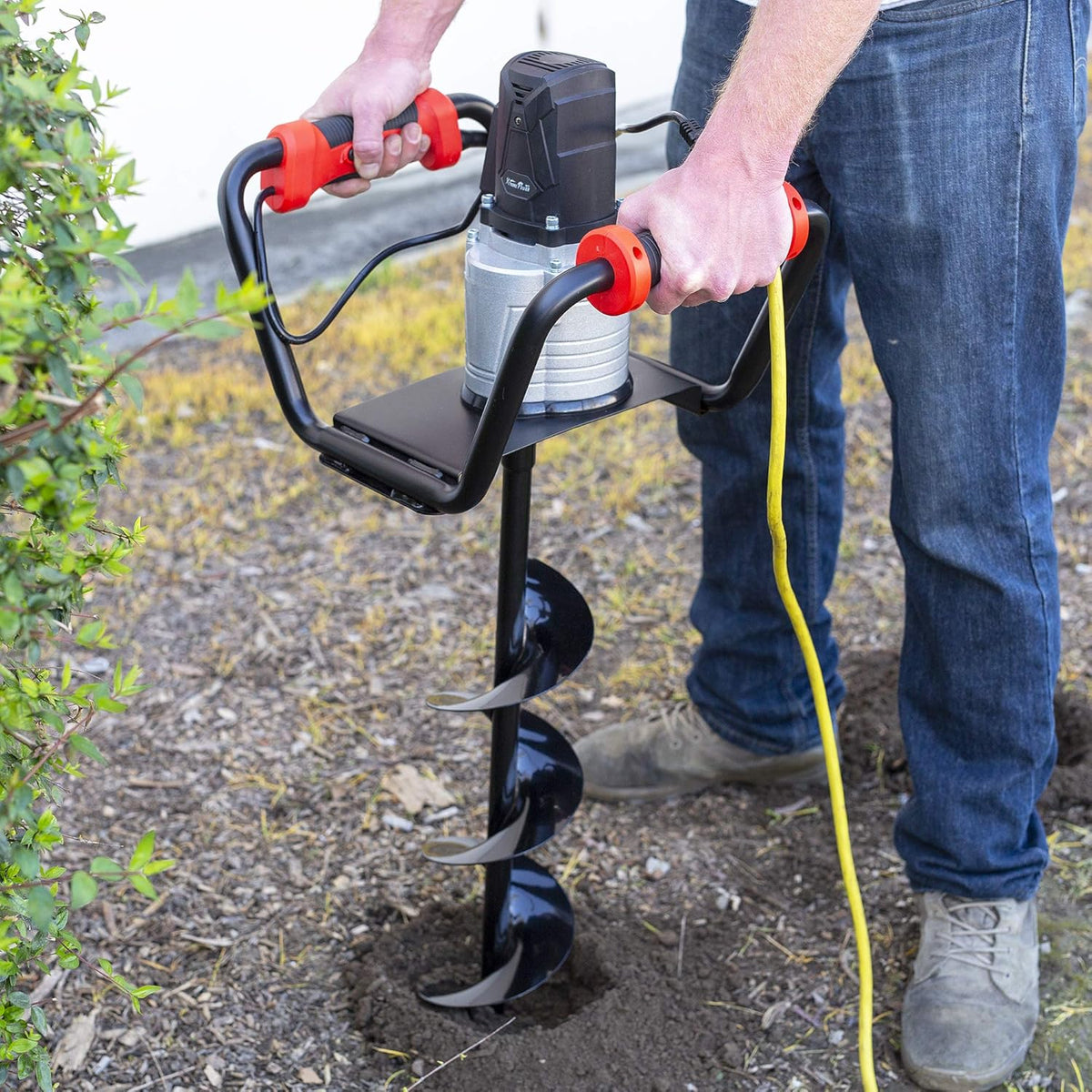 1500W Electric Post Hole Digger with 6" Auger Bit Set N54453