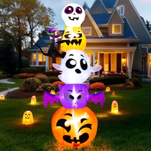 8FT Halloween Inflatable Decorations with Built-in LED Light K850884