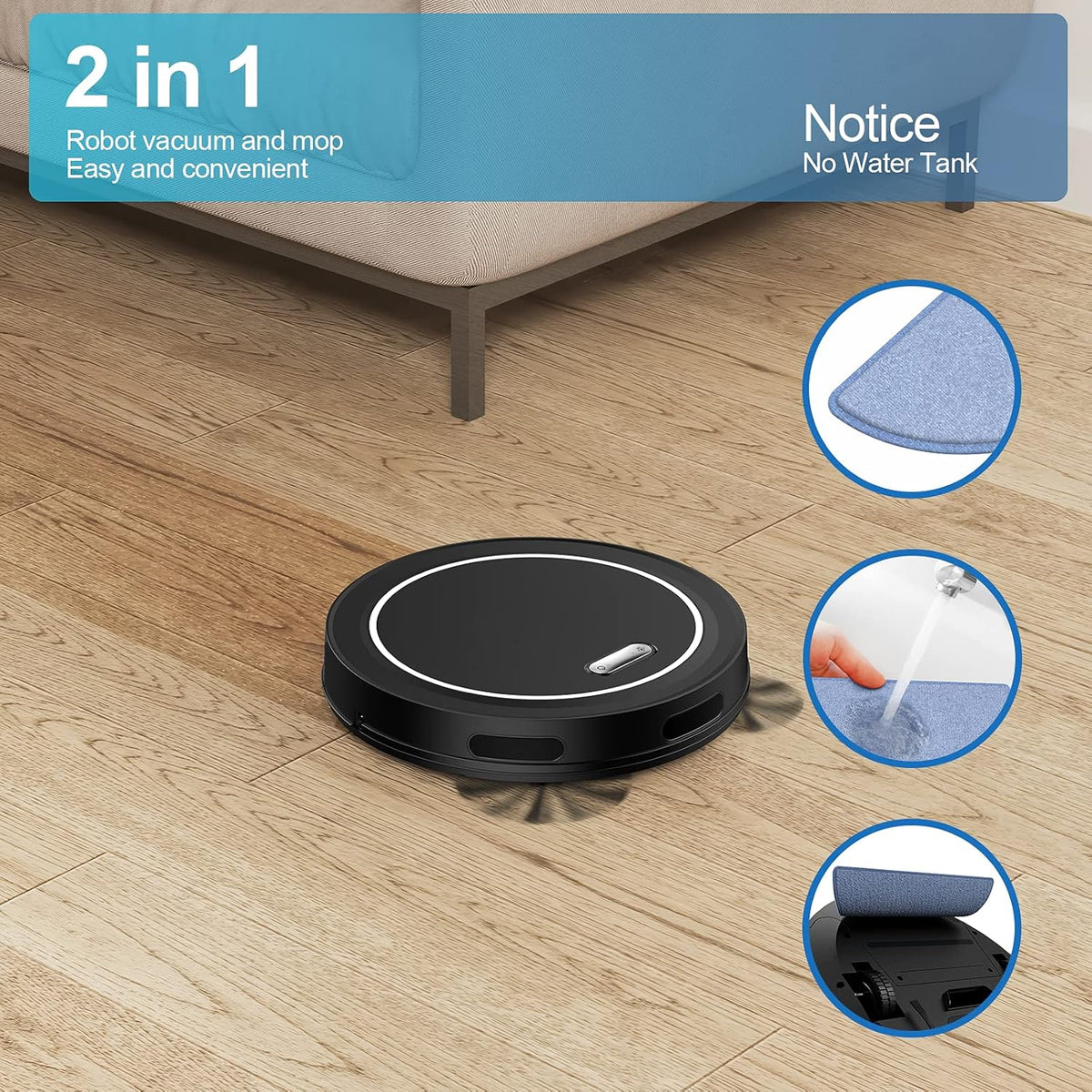 2000Pa Robot Vacuum Cleaner U87979