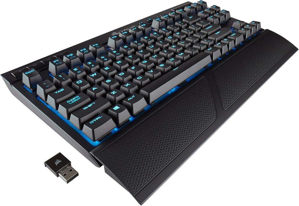 Wireless Mechanical Gaming Keyboard Backlit Blue Led Cherry MX Red X498335