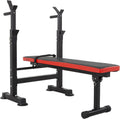 Adjustable Weight Bench with Barbell Rack X4161