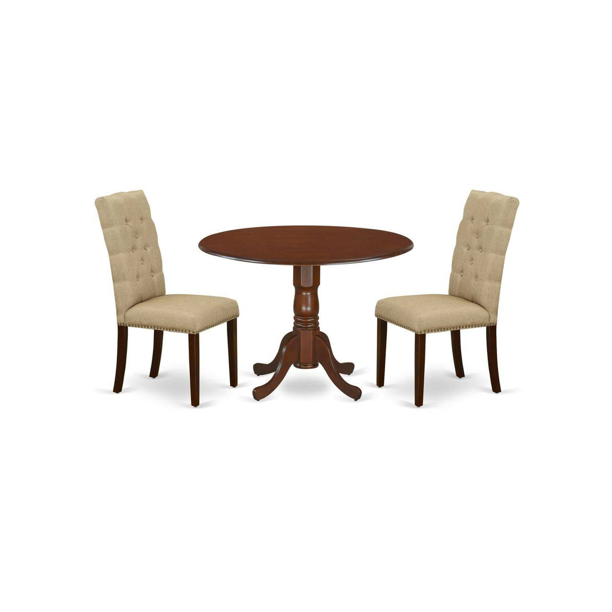 3 Piece Mid Century Dining Table Set W345294
