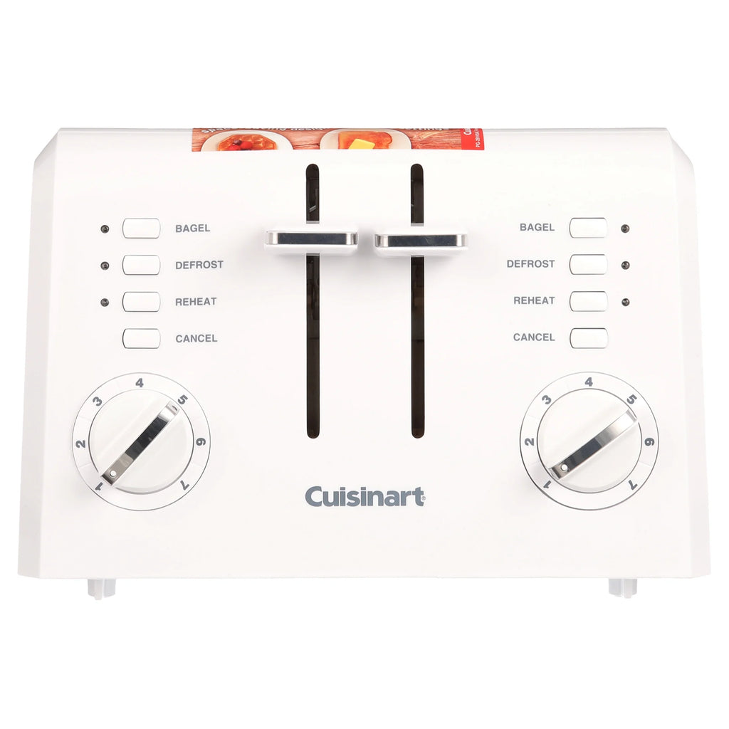 4 Slice Compact Plastic Toaster V49797