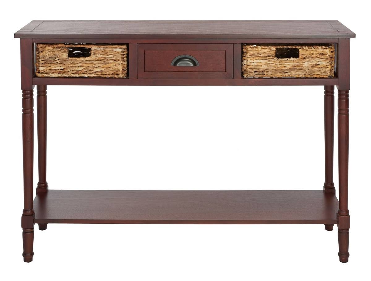 Cherry Console Table with Storage I907