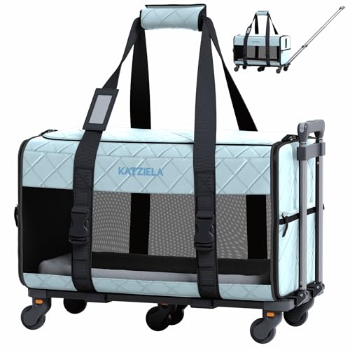 Airline Approved Rolling Pet Carrier for Small to Medium Dog or Cat V38247