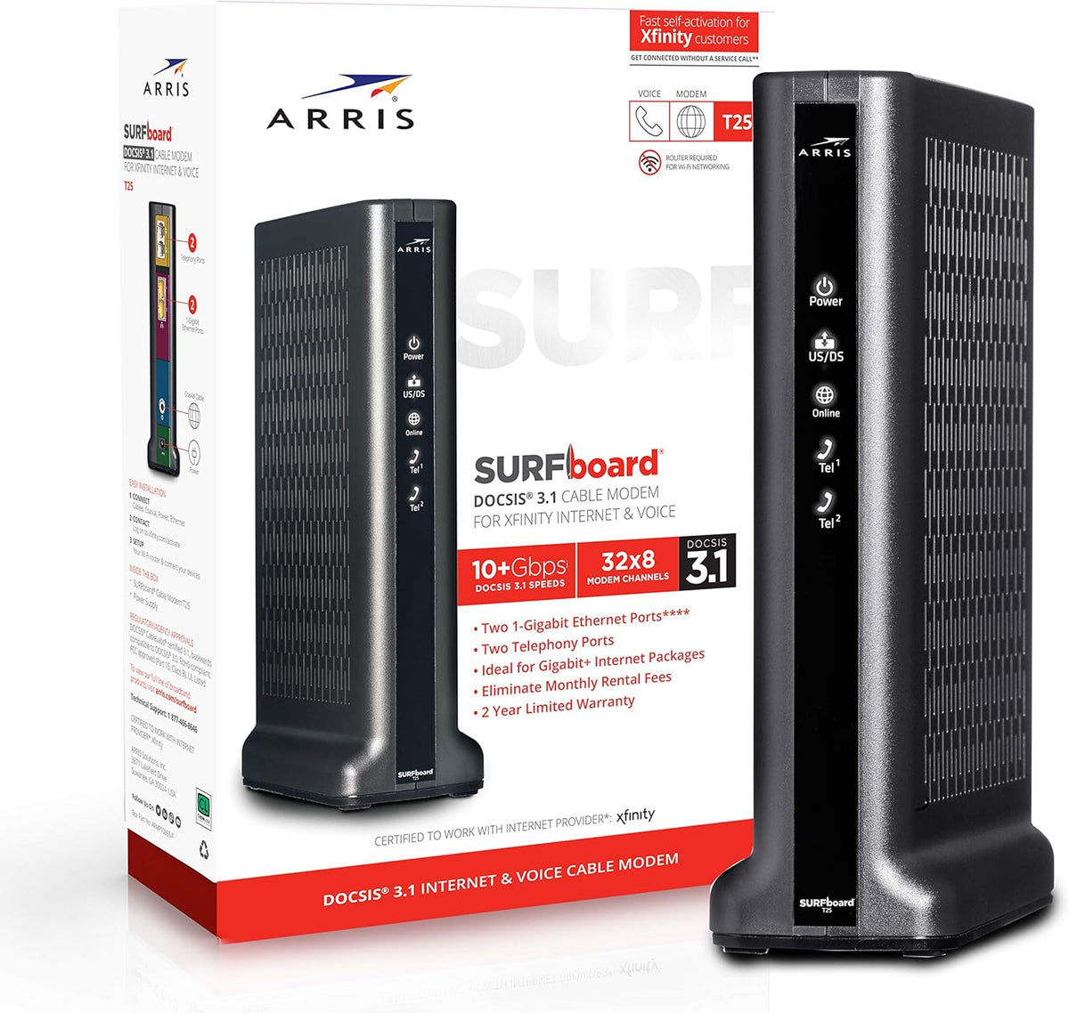 DOCSIS 3.1 Gigabit Cable Modem E162