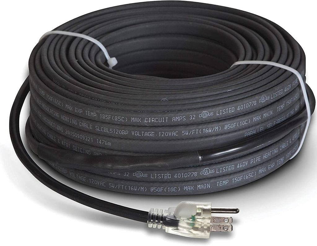 Self-Regulating Heat Cable 120V 37 Feet C550