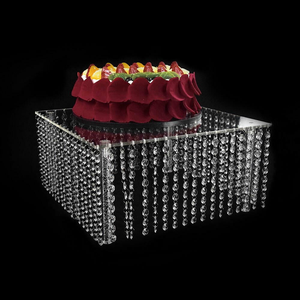 Set of 3 Clear Acrylic Cake Stands G162342