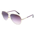 Metal Unisex Aviator Sunglasses Rose Gold 61mm R3843