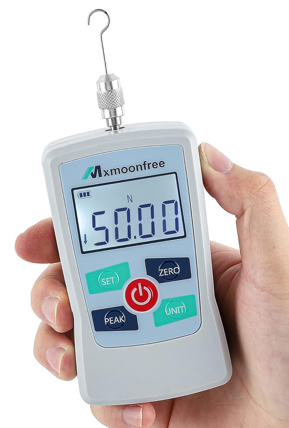 500N Digital Force Gauge Portable Force Meter with Storage Case X53577