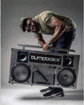 Blue Retro Bluetooth Boombox Speaker Q979