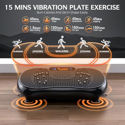 Vibration Plate Exercise Machine, Max User Weight 330lbs W65484