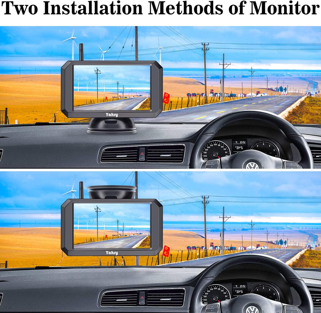 Wireless HD 1080P Backup Camera 5" Monitor Y589630