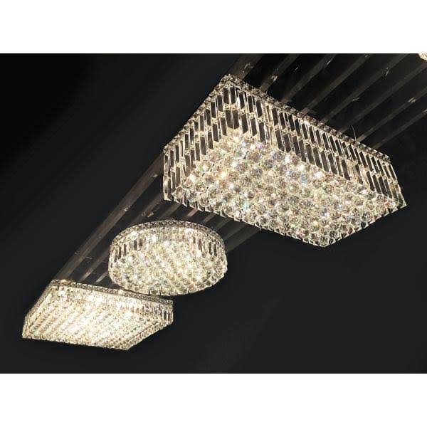 4 Light 12x22 Flush Mount - Chrome K441381