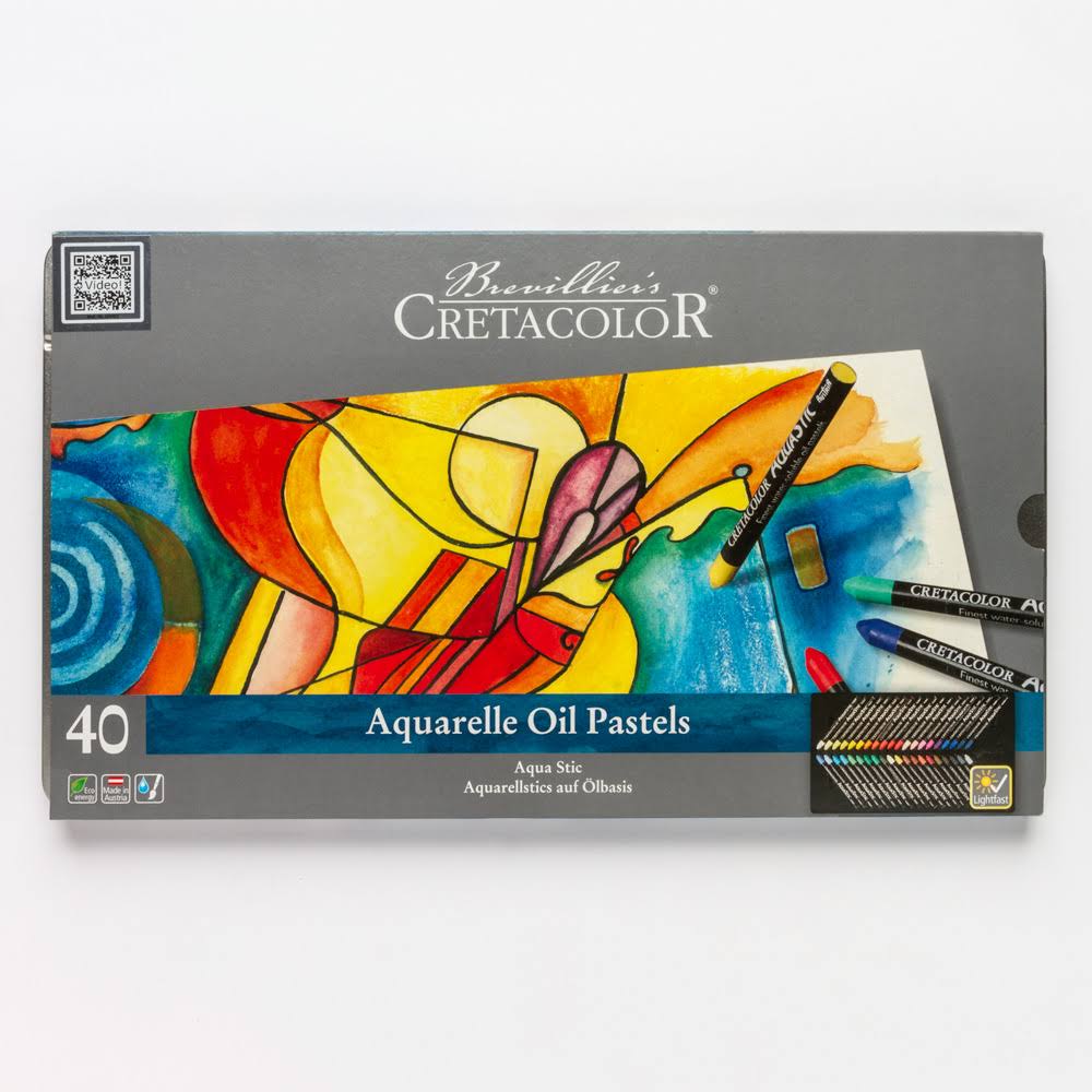 40 Colors Watersoluble Oil Pastels E751022