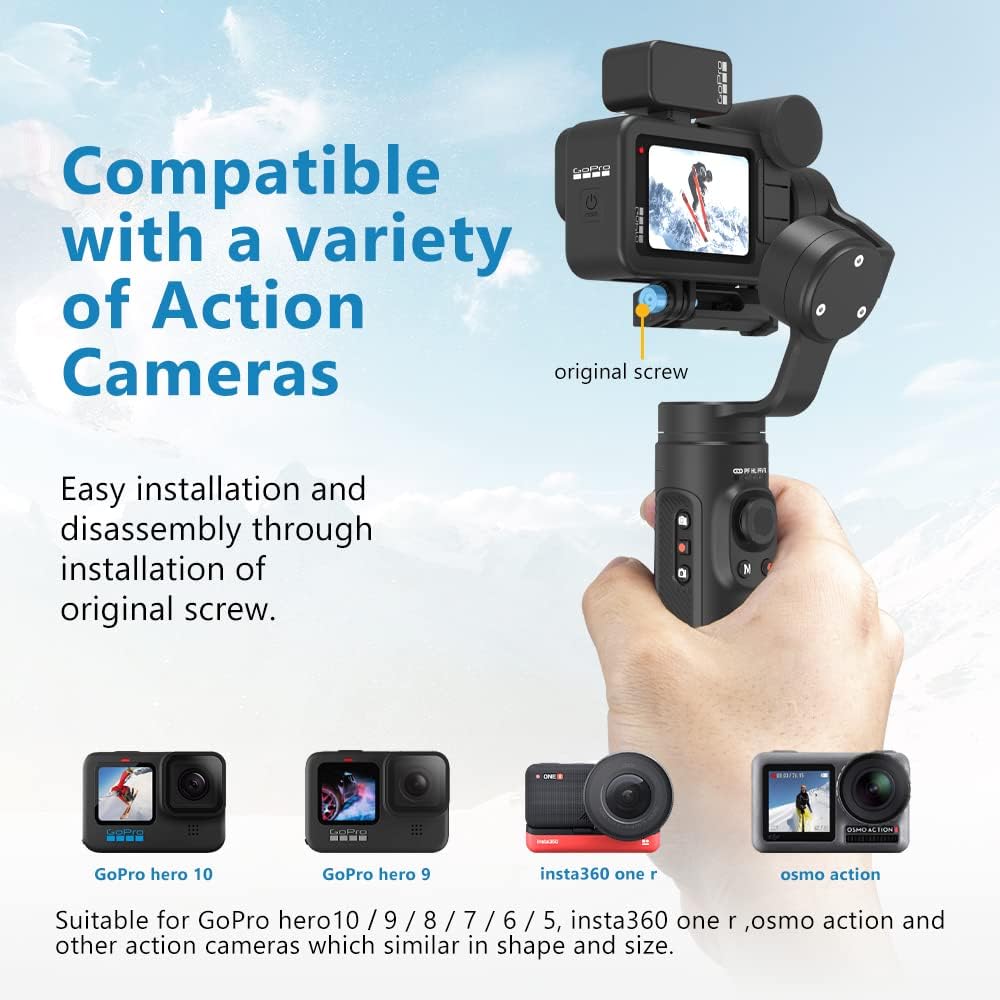 3-Axis Handheld Gimbal Stabilizer for Action Cameras E58037