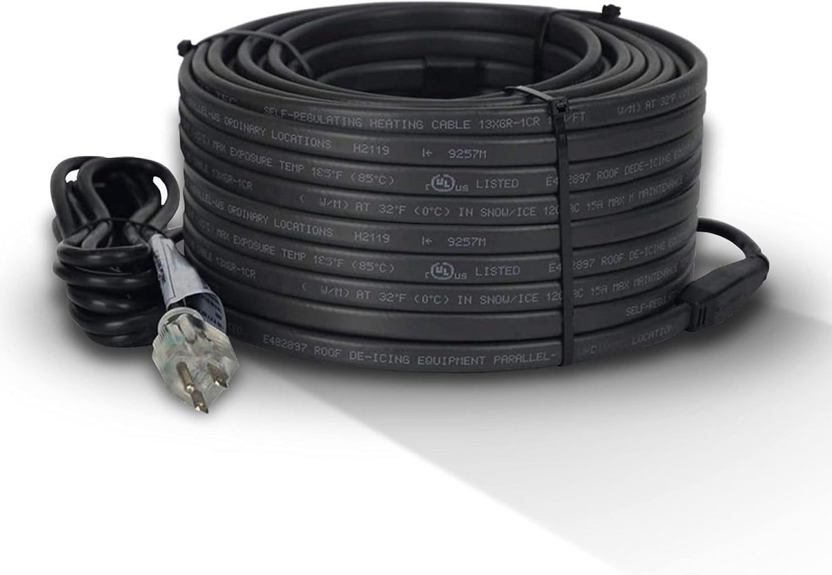 Self-Regulating Heat Cable 120V 37 Feet C550