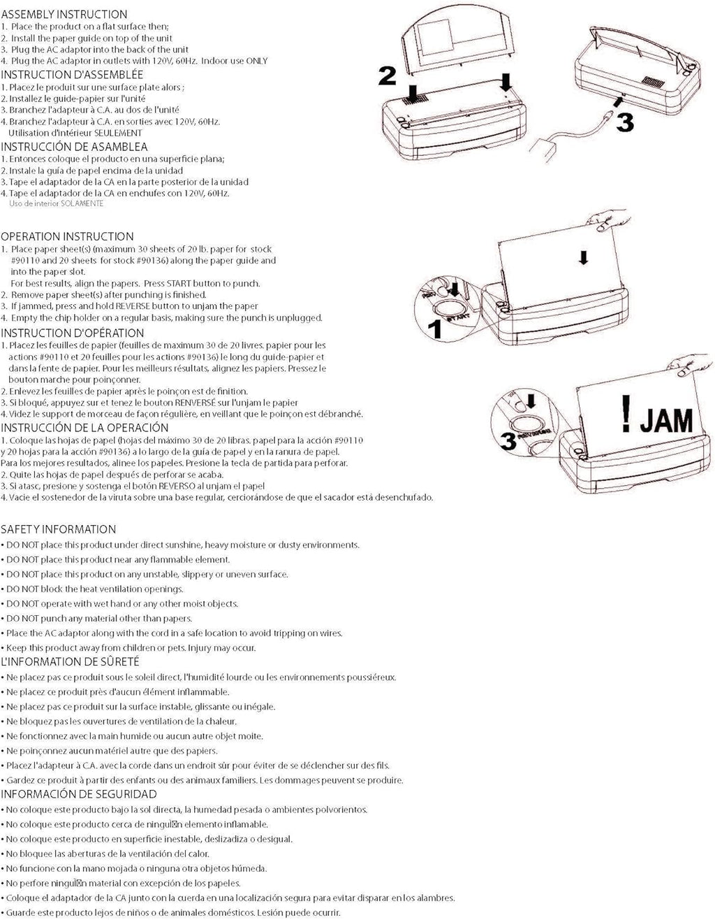 Heavy-Duty 3-Hole Electric Punch, 30 Sheet Capacity P62106