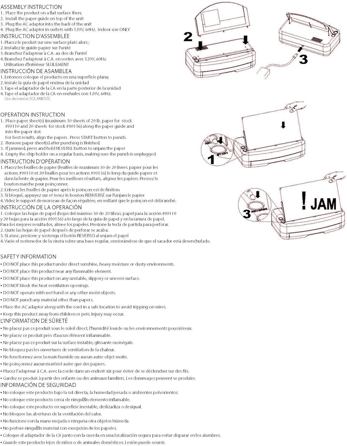 Heavy-Duty 3-Hole Electric Punch, 30 Sheet Capacity P62106