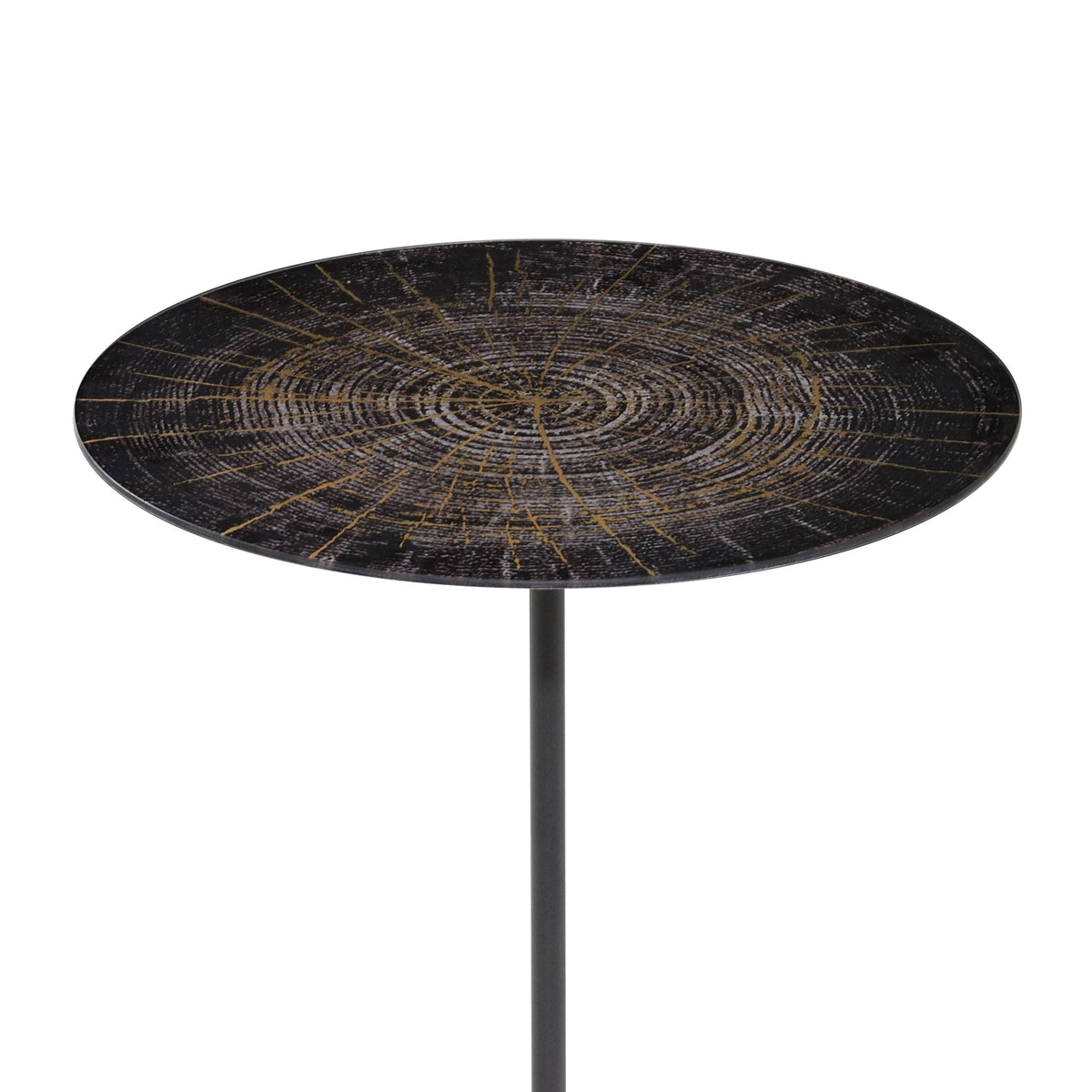 Blue Contemporary Metal Accent Table A8841