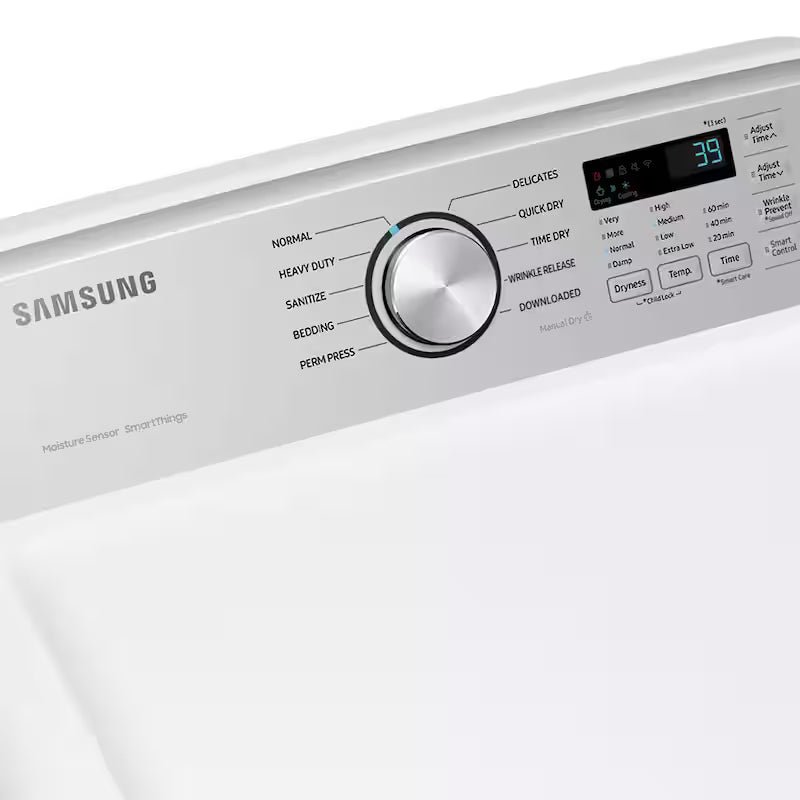7.4 cu. ft. Vented Front Load Smart Gas Dryer with Sensor Dry in White N62056