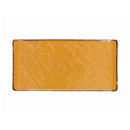 Yellow Rectangular Plate 30x15cm O878