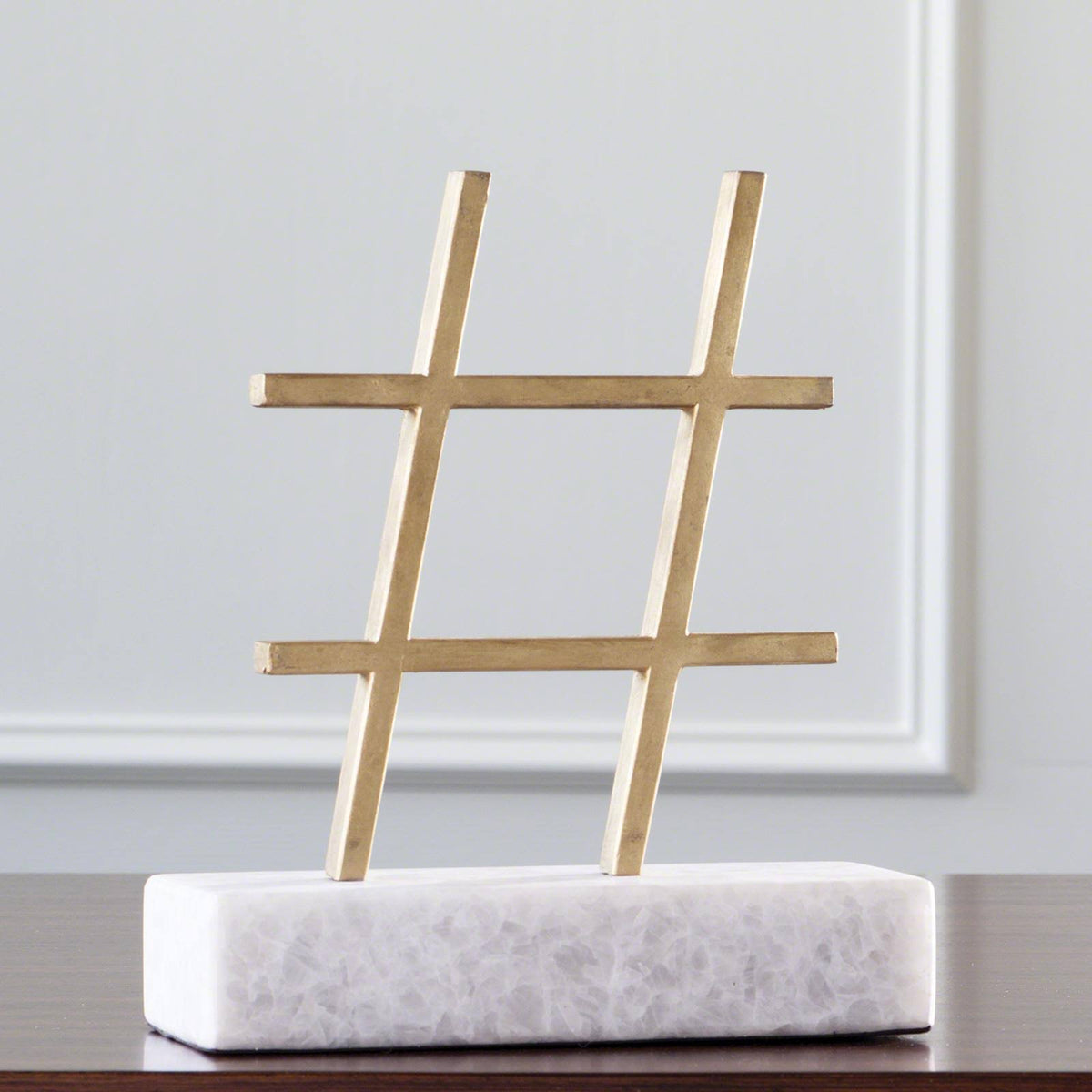 Gold Hashtag F15299