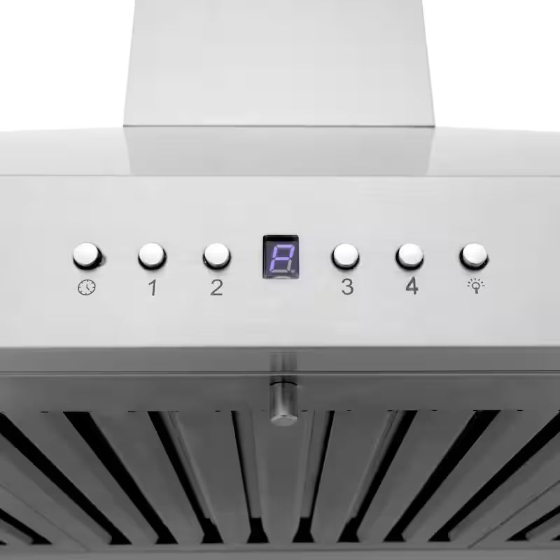 36 in. 400 CFM Ducted Wall Mount Range Hood in Stainless Steel Z62783