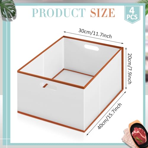 4 Pcs Collapsible Freezer Organizer Bins U53768