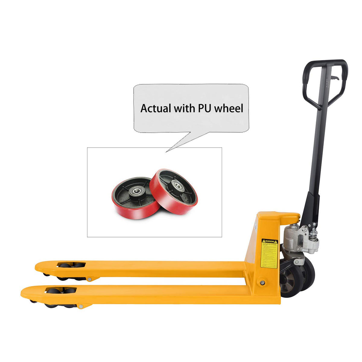 Heavy Duty Pallet Jack Truck 7700lbs Capacity 48 L×27 W D401862